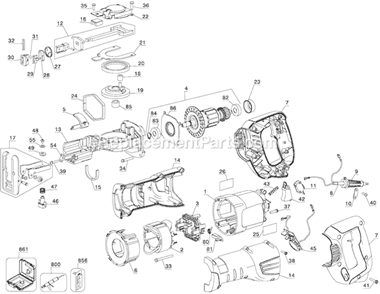 Part Location Diagram of 90536752 Porter Cable Lever